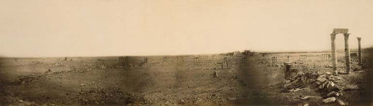 Louis Vignes - Panorama de Palmyre, 1864 - Tirage albuminé