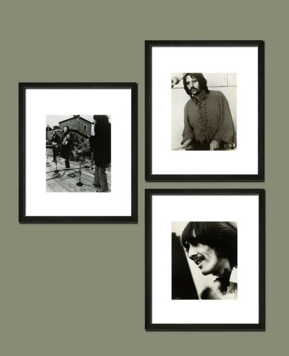 Film Let It be des Beatles - Set de trois photographies - Suggestion d'encadrement et de disposition