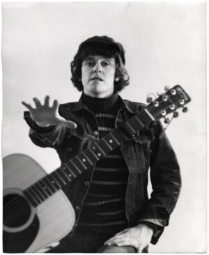 Donovan, portrait par Dezo Hoffmann, photographe des Beatles - Tirage argentique original d'époque - Photo Memory