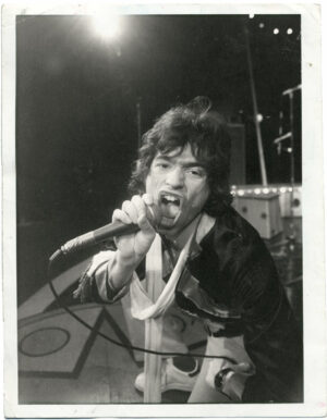 Mick Jagger en concert, 1978 - Tirage argentique - Photo Memory