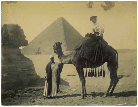 Vacances en Egypte, aristotype au collodion - Photo Memory