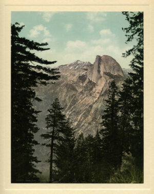 South Dome Yosemite Valley, photochrome 530047 Detroit Photographic Co. - Photo Memory