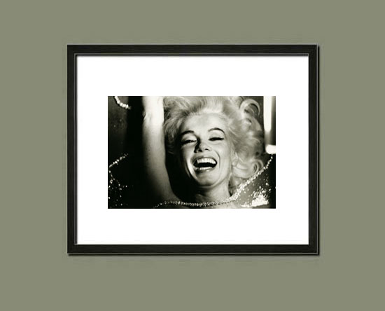 Marilyn Monroe, portrait aux perles par Bert Stern - Suggestion d'encadrement du tirage
