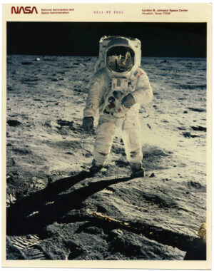 Buzz Aldrin par Neil Armstrong, LA photo de l'homme sur la Lune - Tirage original NASA AS11-40-5903, mission Apollo 11