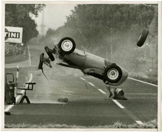 L'accident de voiture, par Lee Hashburger - Tirage argentique d'époque - Photo Memory