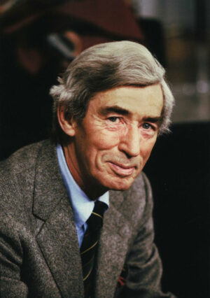 Georges Rémi dit Hergé, portrait par Michel Giniès, 1979 - Tirage couleurs postérieur, signé, numéroté - Photo Memory