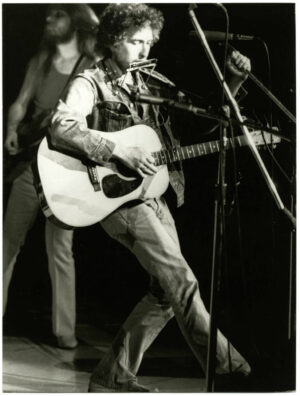 Bob Dylan, Concert for Bangladesh, 1er août 1971, New York - Tirage argentique vintage - Photo Memory