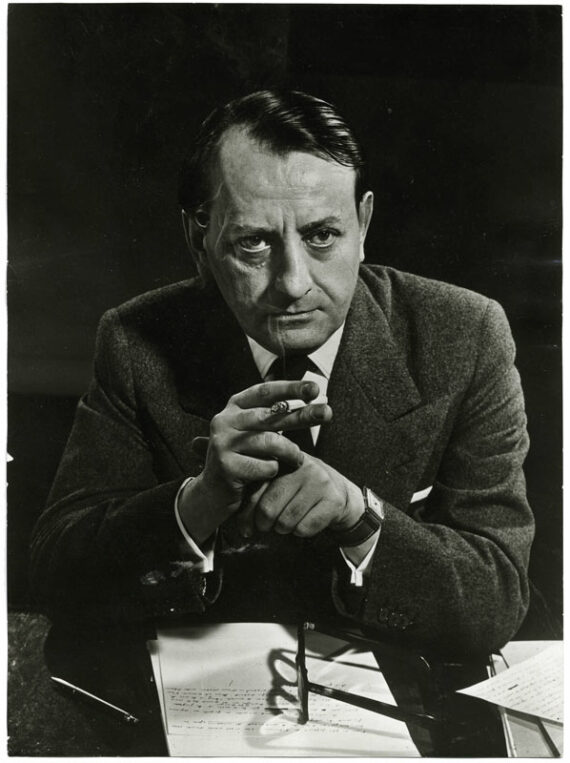 André Malraux, portrait par Yousuf Karsh, 1958 - Tirage argentique vintage - Photo Memory