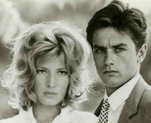 Monica Vitti et Alain Delon, portrait pour L'Eclipse - Attribuable à Sergio Strizzi - Photo Memory