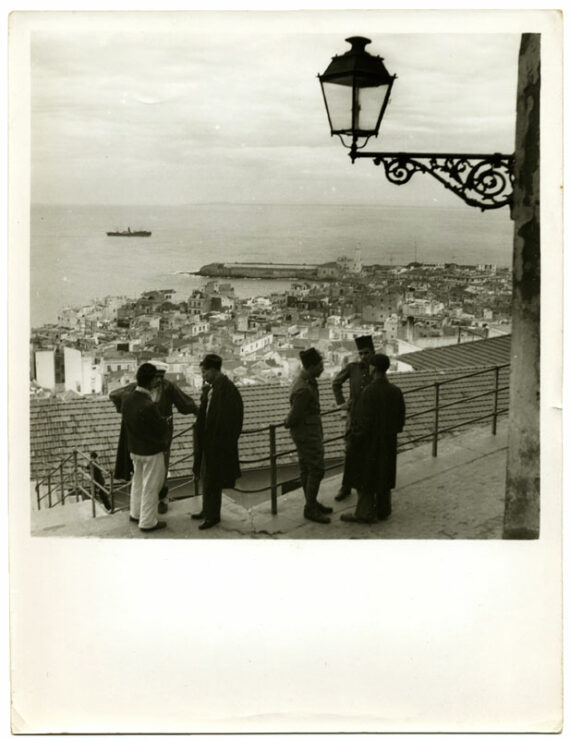 Alger des années 30 : vue sur la Casbah et le Port, par Grün - Tirage argentique d'époque - Photo Memory