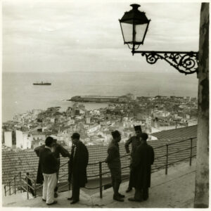 Alger des années 30 : vue sur la Casbah et le Port, par le photographe Grün - Tirage argentique d'époque - Photo Memory