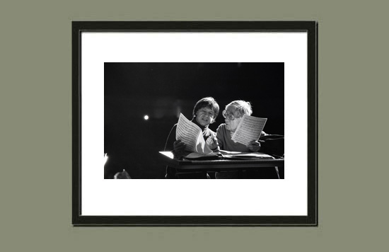 Michel Portal et Gil Evans, Orchestre National de Jazz, 1985, par José Nicolas - Suggestion d'encadrement