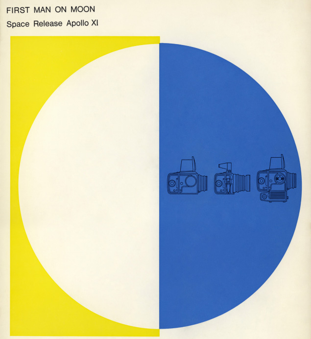 Hasselblad, dossier de presse Apollo XI, couverture, 1969