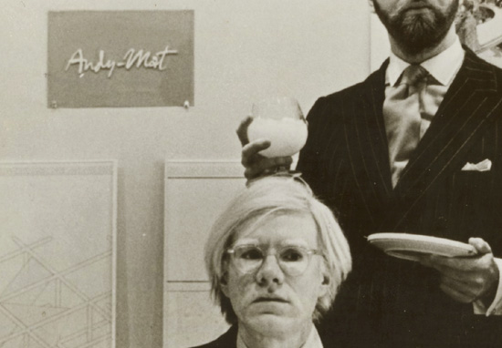 Andy-Mat : logo du restaurant d'Andy Warhol (détail) - Tirage d'époque sur papier R.C.