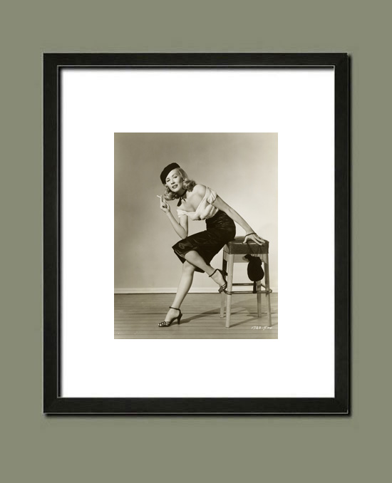 Joyce Holden, icone beatnik dans Girls in the night (1953) - Suggestion d'encadrement du tirage