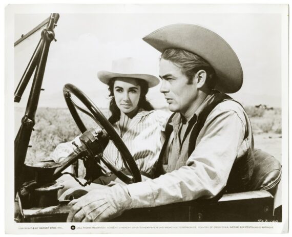 Géant : James Dean et Elizabeth Taylor, par Floyd McCarty - Tirage argentique - Photo Memory