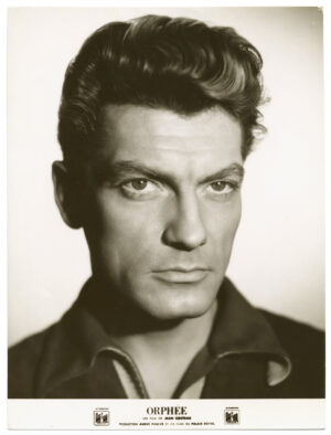 Jean Marais, portrait pour Orphée de Jean Cocteau - Attribuable à Roger Corbeau - Tirage argentique de production, 1950