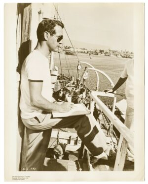 Paul Newman, tournage du film Exodus en 1960 - Tirage argentique vintage - Photo Memory