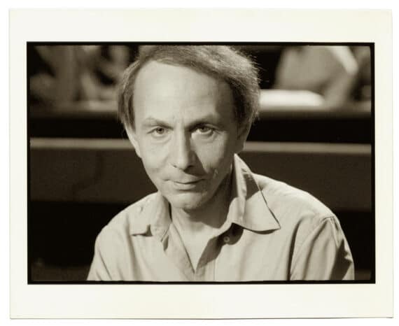 Michel Houellebecq, futur Prix Goncourt 2010, portrait par Serge Benhamou - Tirage original signé - Photo Memory
