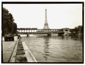 Voies sur berge avant ouverture, Paris 1967 - Tirage argentique d'époque - Photo Memory