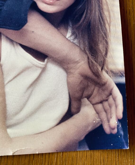 Serge Gainsbourg et Jane Birkin, dans le film Cannabis - Coin inférieur droit du tirage d'exploitation vintage, 1970
