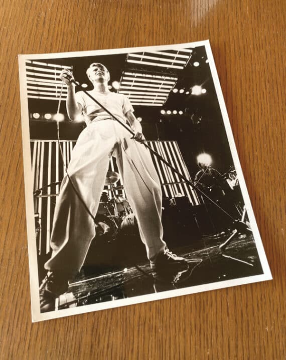 David Bowie en concert, Isolar II World Tour, 1978 - Vue réelle du tirage d'époque