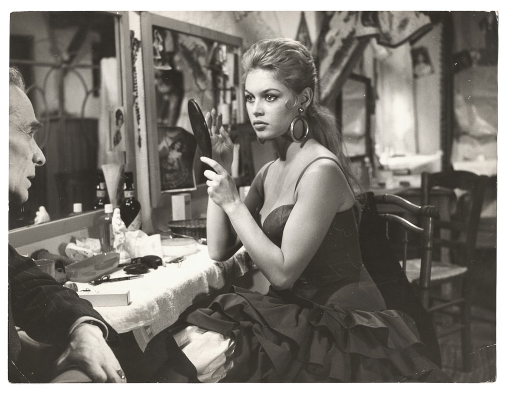 Brigitte Bardot par Georg Michalke, pour le film La femme et le pantin - Tirage argentique d'époque, 1959 - Photo Memory