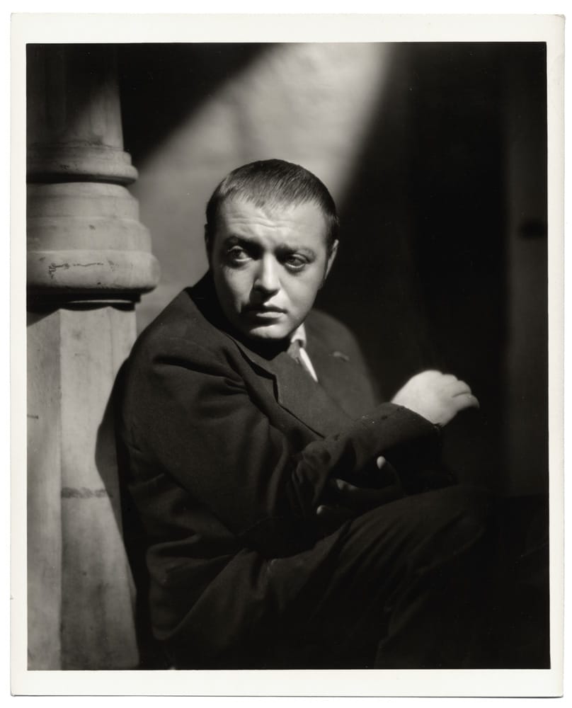 Peter Lorre par le photographe portraitiste Irving Lippman - Tirage argentique d'époque, 1935 - Photo Memory