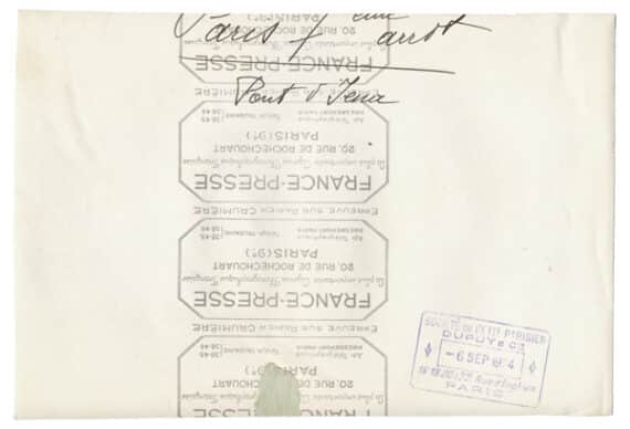 Du pont d'Iéna à la Tour Eiffel, Paris 1934 - Logo, timbre humide et mention manuscrite au dos du tirage.