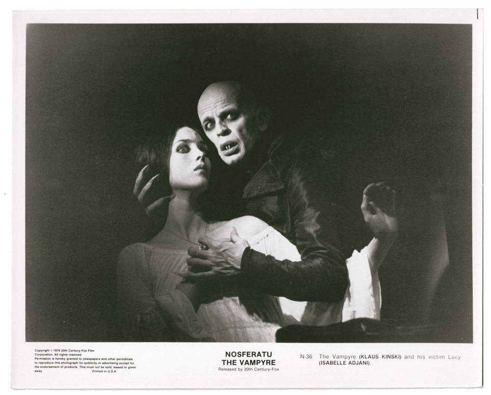 Nosferatu : Isabelle Adjani et Klaus Kinski, la scène mythique - Tirage d'époque (1979) - Photo Memory